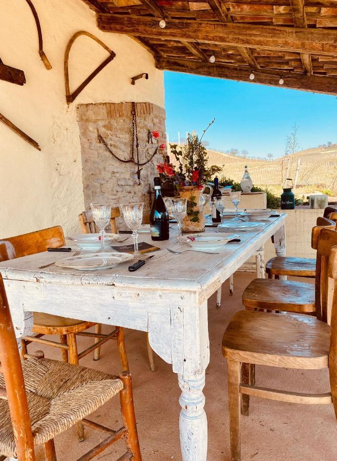 Madama Langa Country House Con Piscina Nelle Vigne Montelupo Albese Buitenkant foto