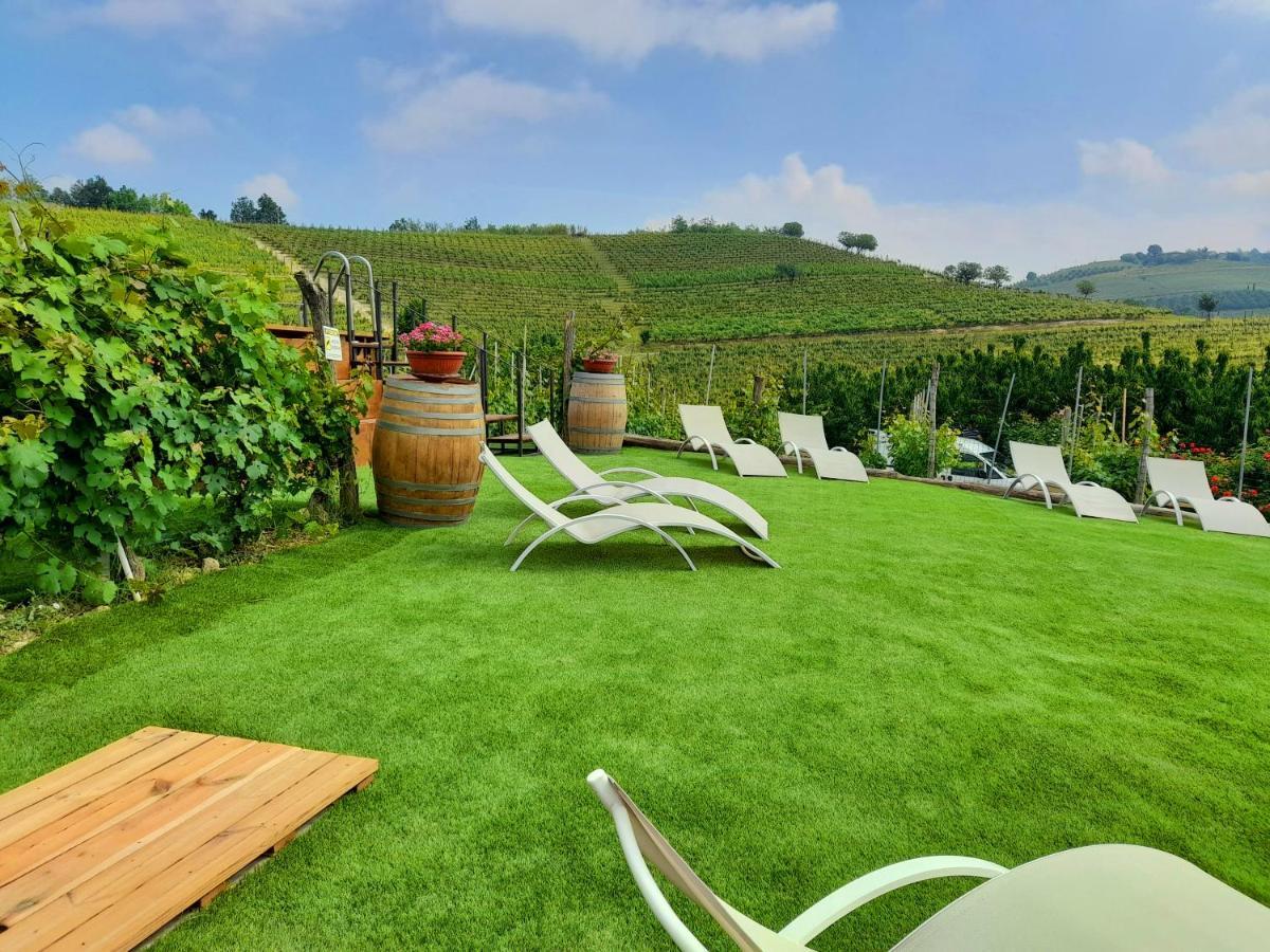 Madama Langa Country House Con Piscina Nelle Vigne Montelupo Albese Buitenkant foto